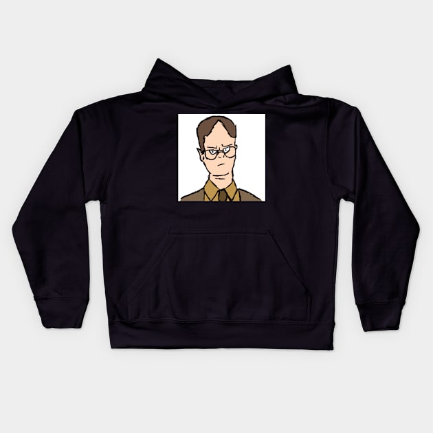 Dwight Kids Hoodie by GUIGARTS